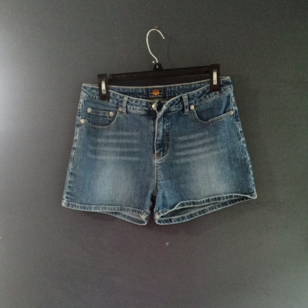 GUC Route 66 Blue Jean Shorts Classic Style size 10